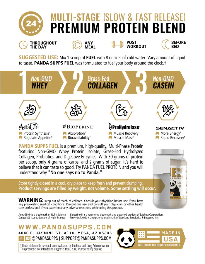 PANDA FUEL Premium Protein (Cinnamon Toast Cereal)