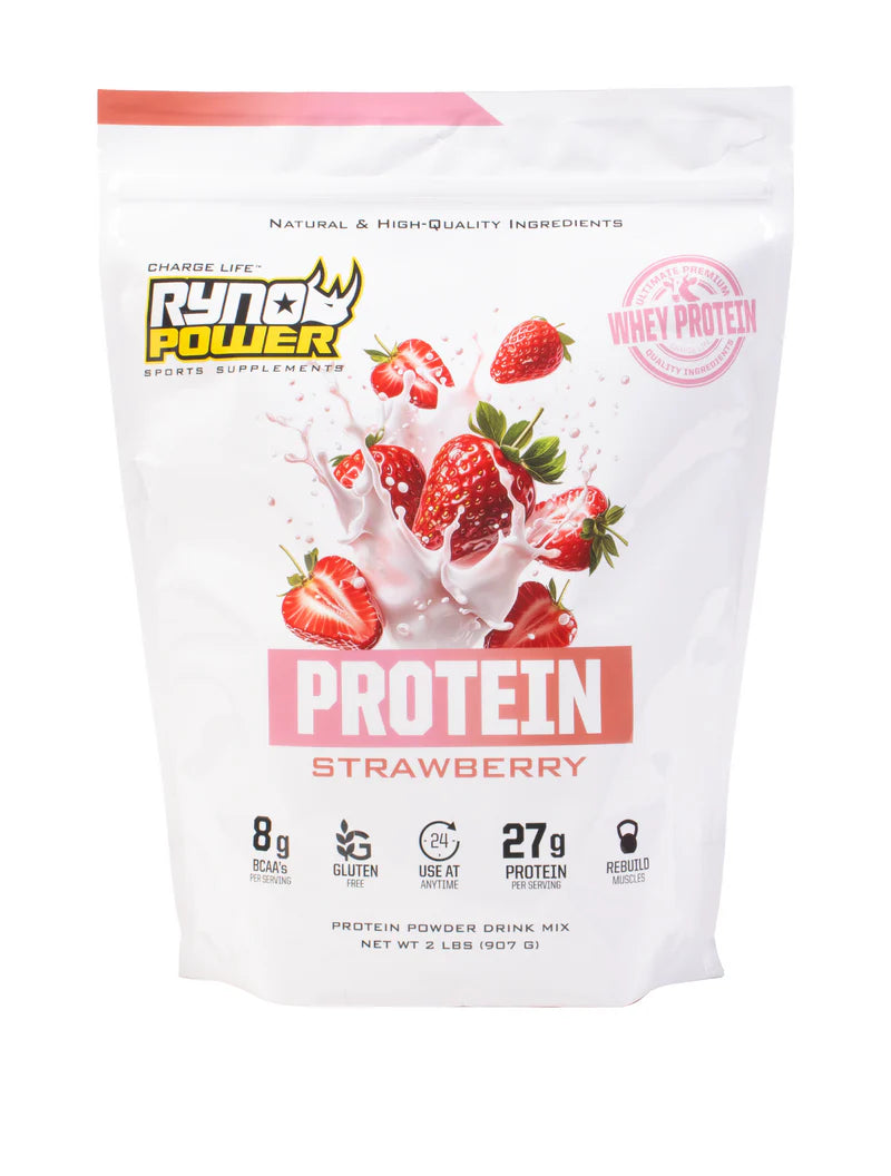 PROTEIN PREMIUM WHEY POWDER (STRAWBERRY) RYNO POWER